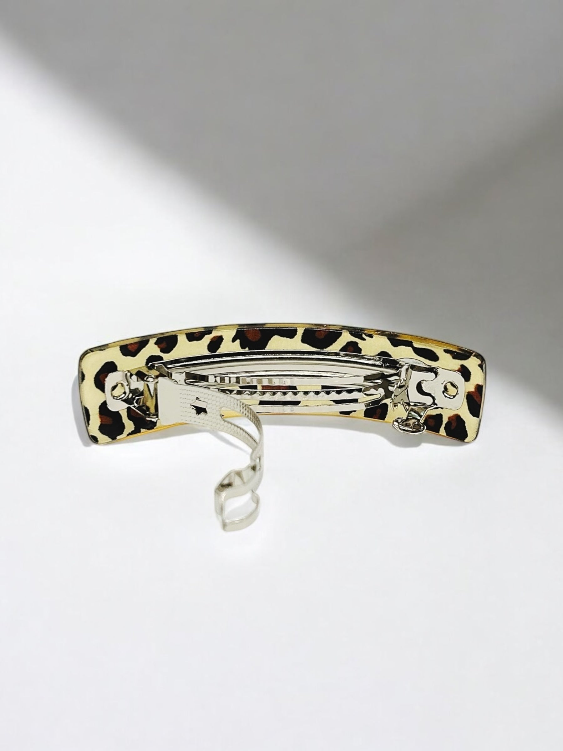 Classic Leopard Print French Barrette