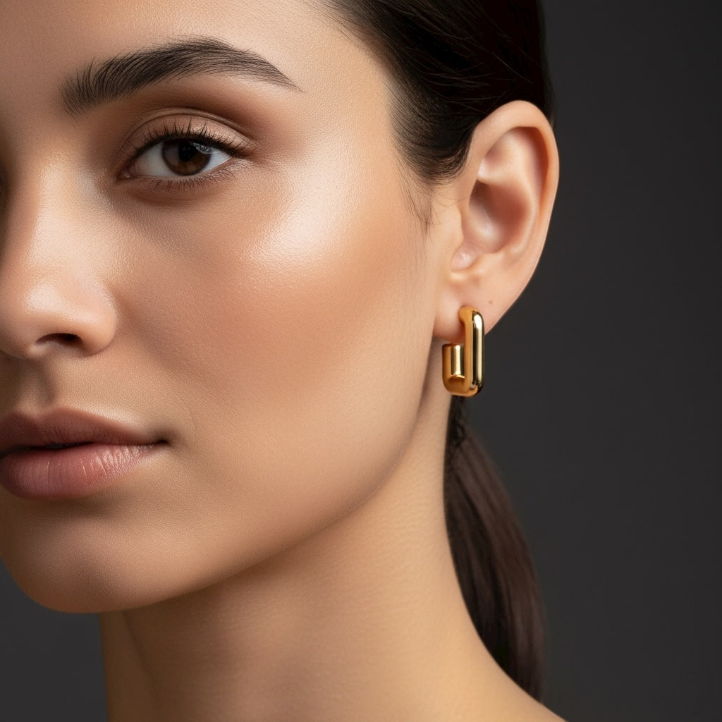 Square Hoop Earrings