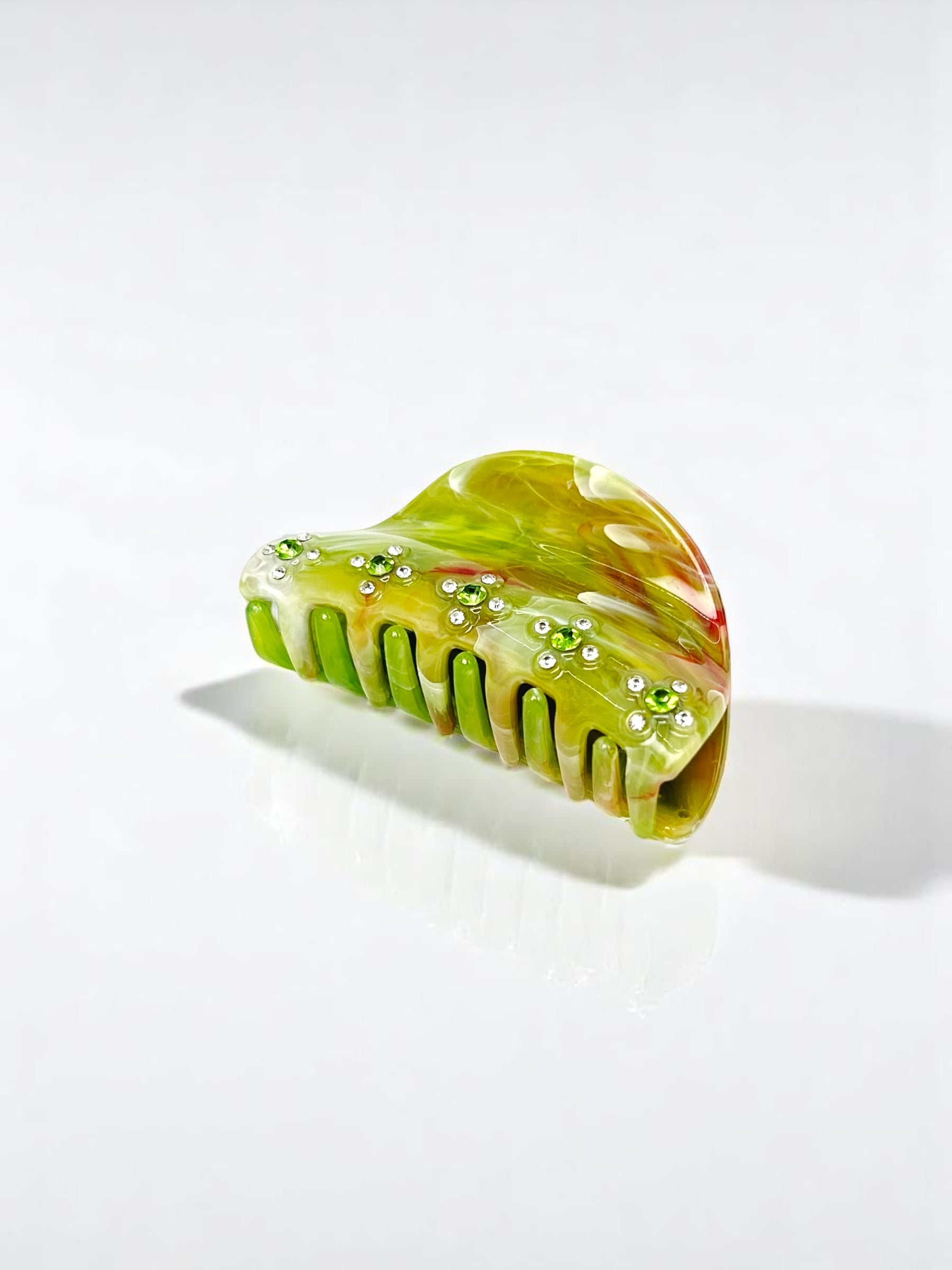 Crystal Bloom Claw Lime