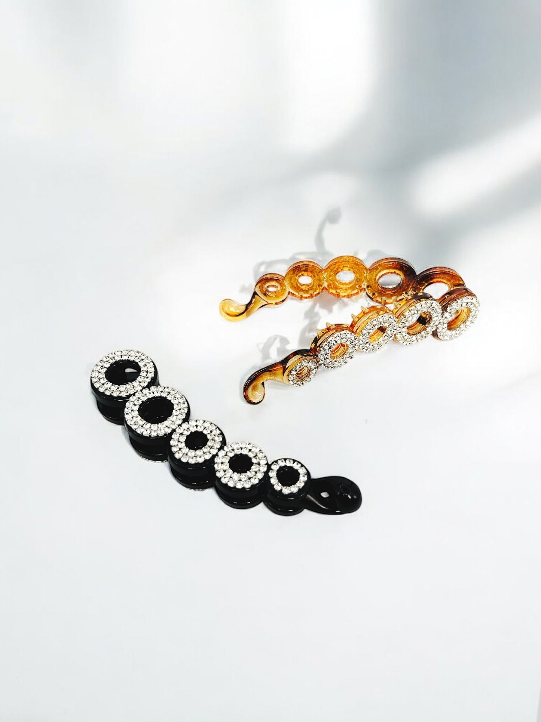 Korean Rhinestone Banana Clip