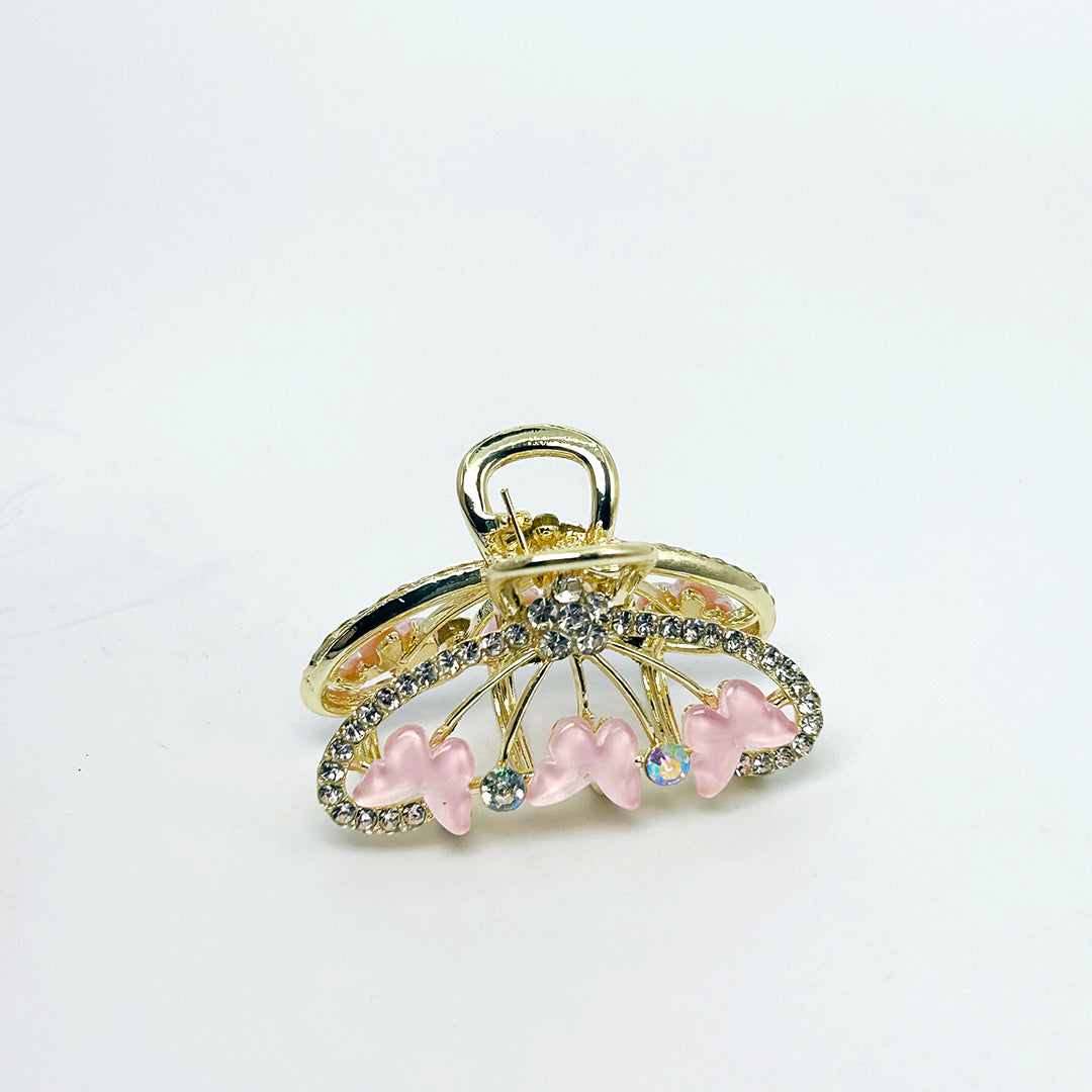 Crystal Butterfly Hair Claw