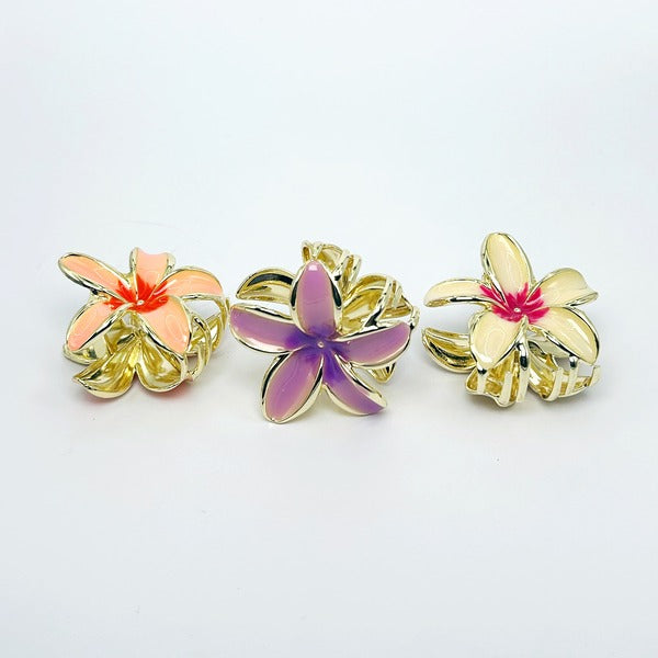 Floral Elegance Hair Claw