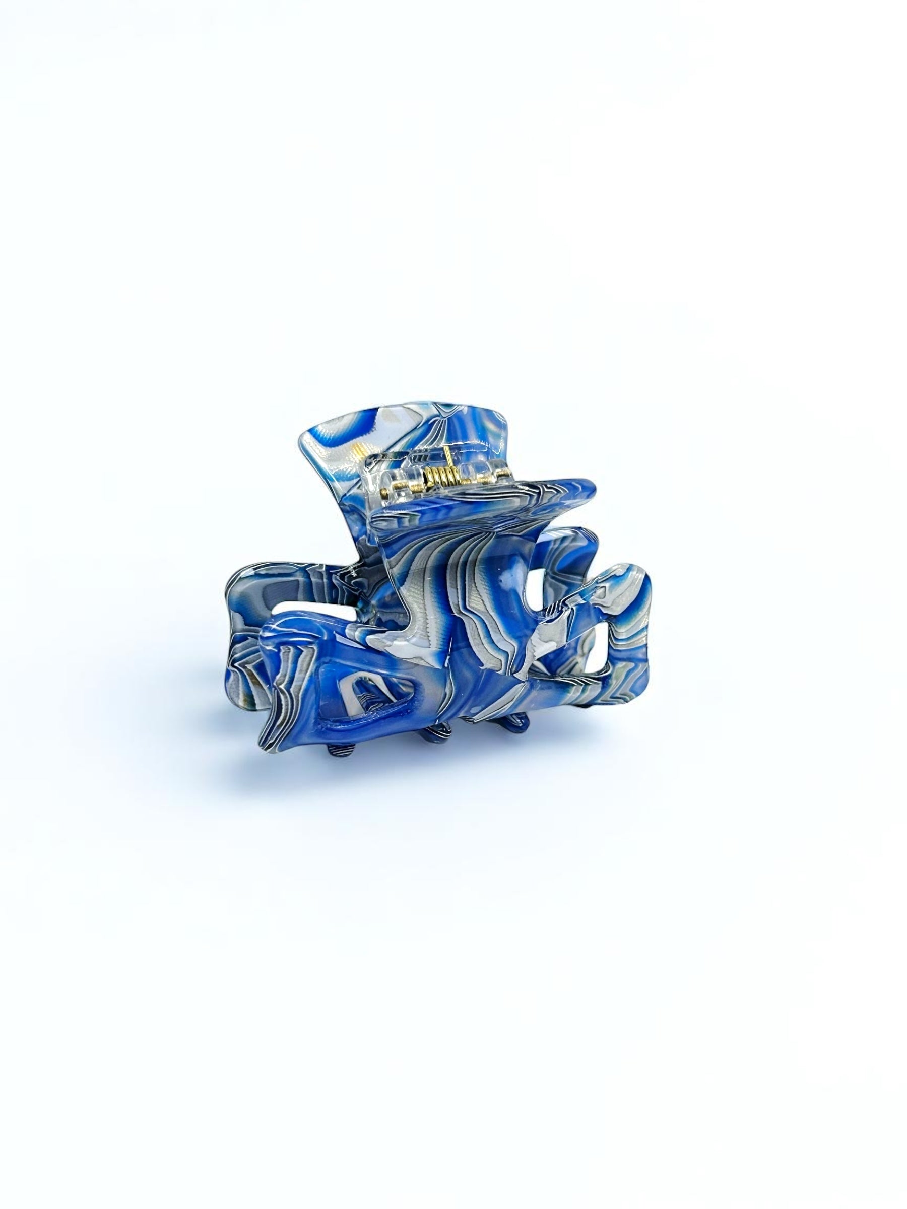 Blue Agate Claw Clip